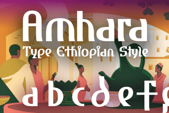 Amhara: A Bold Display Font That Elevates Campaign Visuals