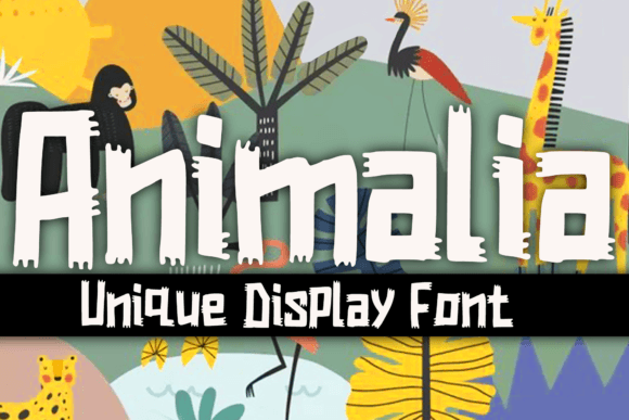 Animalia: A Display Font That Brings Campaigns to Life