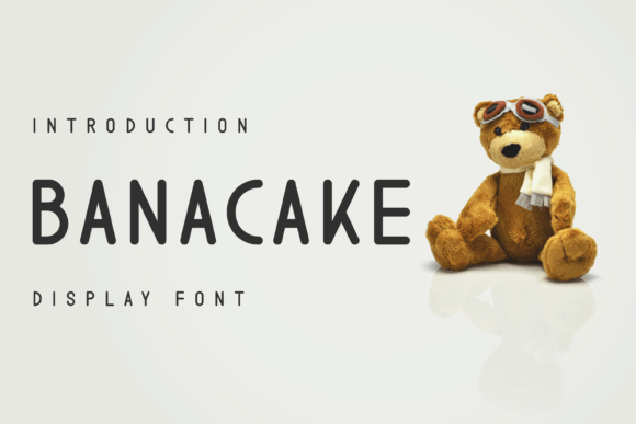 Banacake: A Modern Display Font That Elevates Your Business Branding