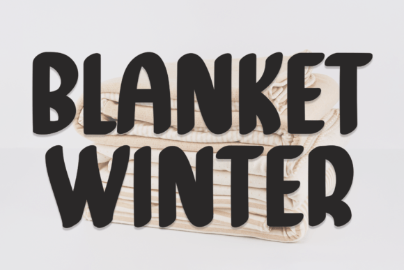 Blanket Winter: A Bold Display Font for Modern Editorial Design