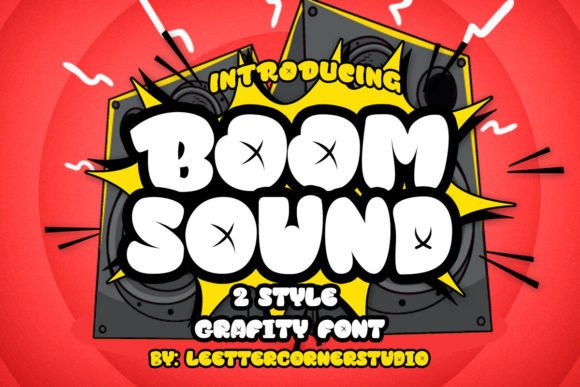 Boom Sound: A Bold Display Font for Crafters and Product Designers