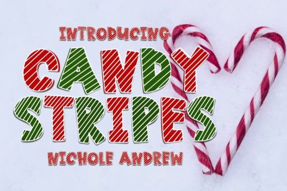 Candy Stripes: A Cute & Versatile Display Font for Playful Branding