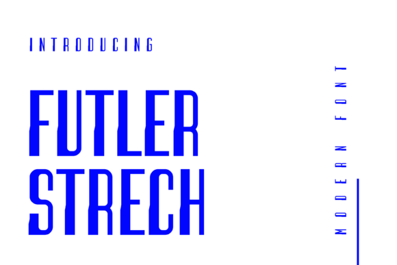 Futler Strech: A Modern Display Font for Editorial Design and Digital Publishing