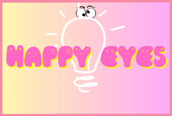 Happy Eyes: A Playful Display Font That Brings Personality to Branding