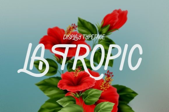 La Tropic: A Summery Display Font for Modern Editorial Design