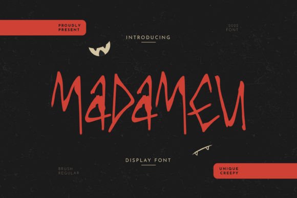 Madameu: A Whimsical Display Font for Creative Web Design