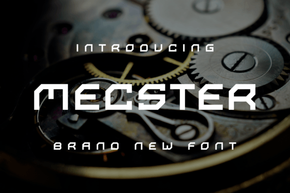 Mecster: A Bold Display Font That Elevates Campaign Visuals