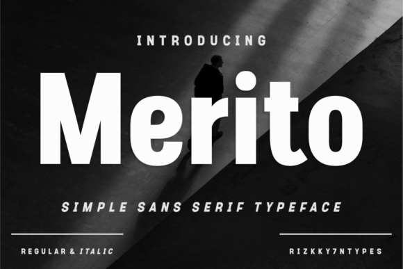 Merito: A Stylish Display Font for Modern Web Design and Digital Branding