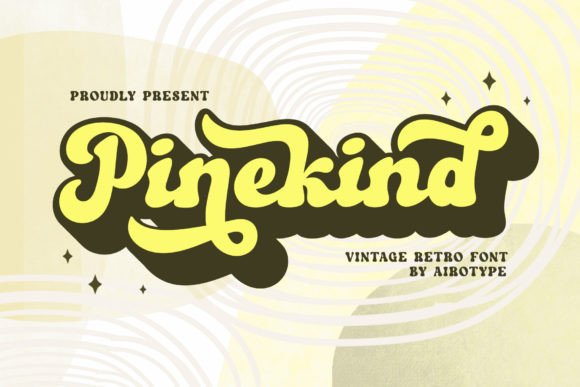 Pinekind: A Retro Script Font That Elevates Digital Branding