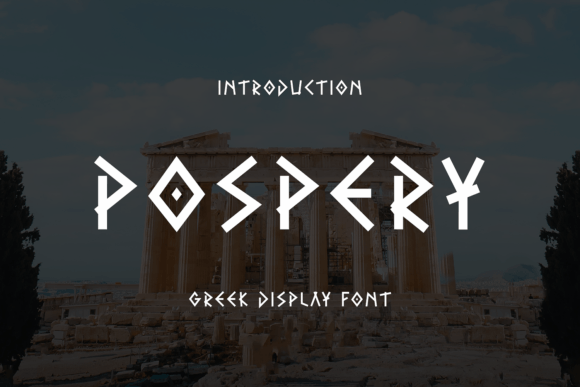 Pospery: A Modern Display Font That Elevates Small Business Branding