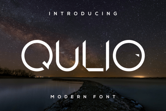 Qulio: A Futuristic Display Font That Elevates Editorial Design