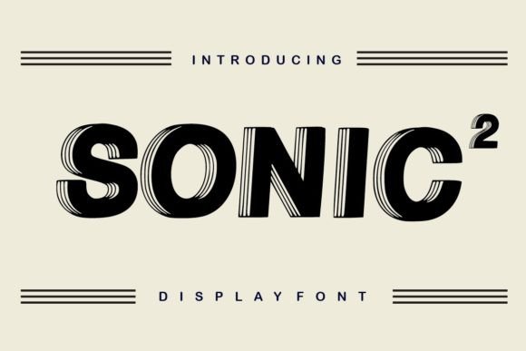 Sonic 2: A Display Font That Elevates Campaign Visuals with Realistic Flair