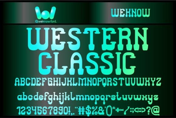 Western Classic: A Bold Display Font for Western-Inspired Web Design