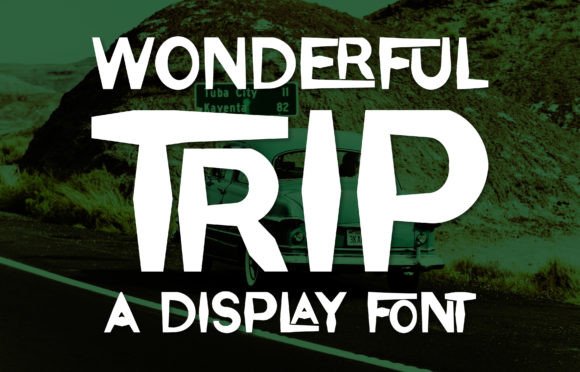 Wonderful Trip: A Quirky Display Font for Web Designers